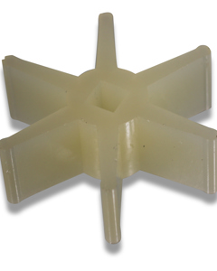 Rotary wheel segment for rotary feeder